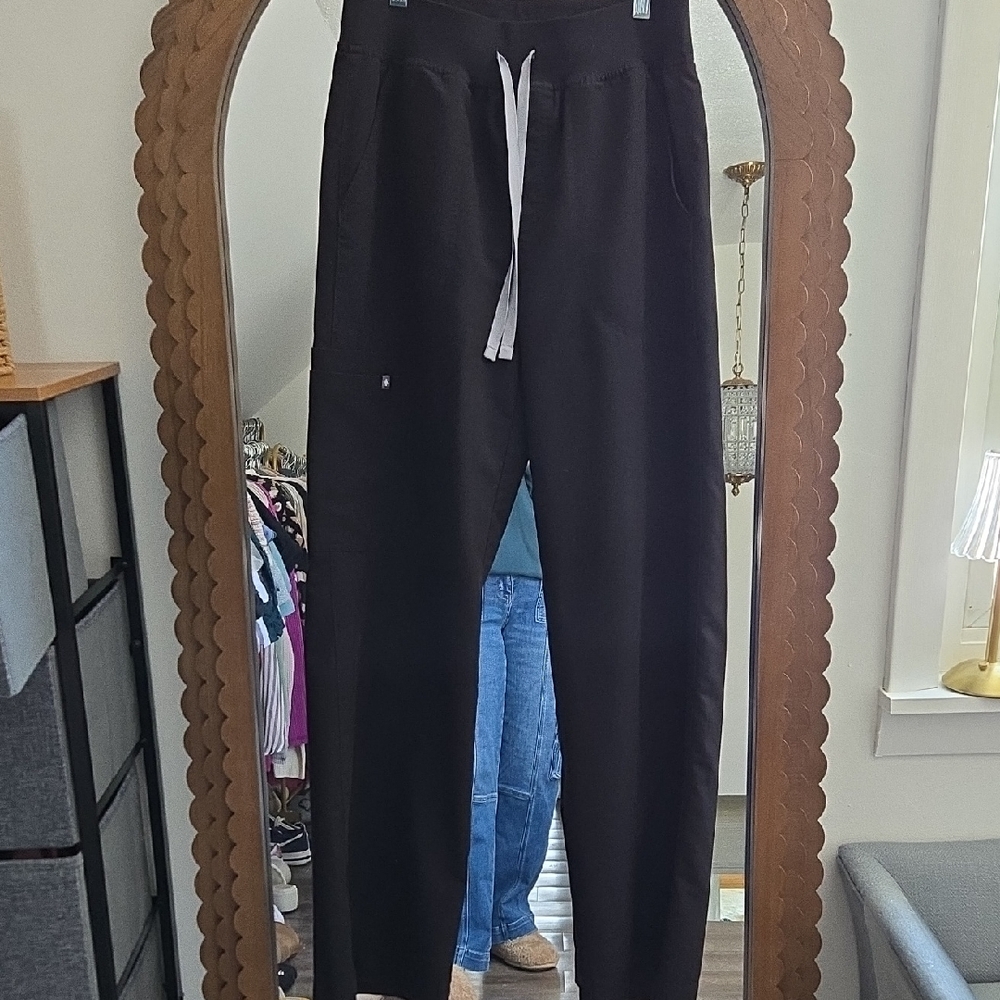 Figs High Waist Wide Leg Scrub Pants